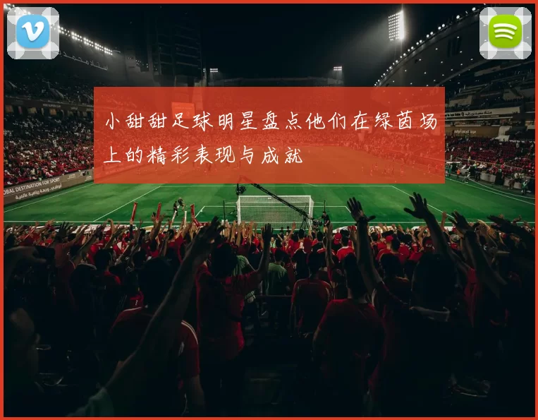小甜甜足球明星盘点他们在绿茵场上的精彩表现与成就